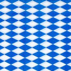 100 Servietten, 1-lagig 1/4-Falz 33 cm x 33 cm Bayrisch Blau