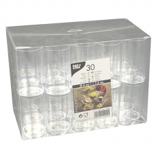 30 Fingerfood - Becher, PS 60 ml Ø 4 cm · 7,5 cm glasklar