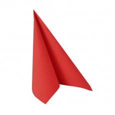 20 Servietten ROYAL Collection 1/4-Falz 25 cm x 25 cm rot