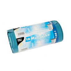 10 Müllsäcke, LDPE 120 l 110 cm x 70 cm blau