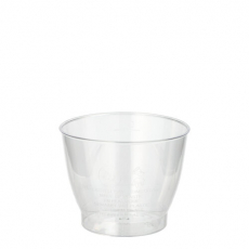 15 Trinkbecher, PS 0,1 l Ø 6,8 cm · 5,4 cm glasklar