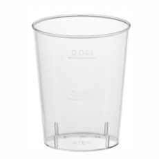 40 Gläser für Schnaps, PS 4 cl Ø 4,2 cm · 5,2 cm glasklar