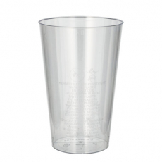 50 Trinkbecher, PS 0,4 l Ø 9 cm · 13 cm glasklar