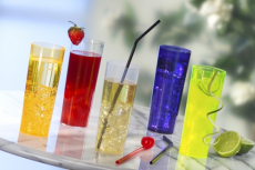 10 Gläser für Longdrinks, PS 0,3 l Ø 5,85 cm · 15,2 cm glasklar
