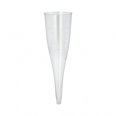 50 Stiel-Gläser (Oberteile) für Sekt, PS 0,1 l Ø 5 cm · 17,5 cm glasklar