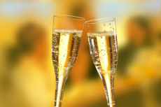 10 Stiel-Gläser für Sekt, PS 0,1 l Ø 4,8 cm · 19,9 cm glasklar einteilig