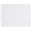 100 Spitzenpapiere eckig 40 cm x 30 cm weiss