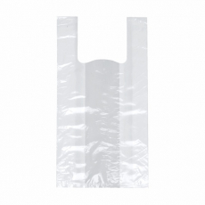 200 Hemdchen-Tragetaschen, HDPE 55 cm x 22 cm x 15 cm weiss mittel