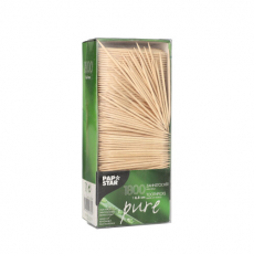1800 Zahnstocher, Holz pure rund 6,8 cm