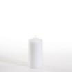 Stumpenkerze Ø 50 mm · 100 mm weiss