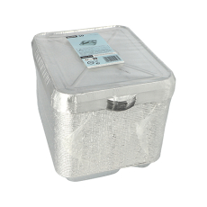 50 Menüschalen + Deckel, Alu 3-geteilt 760 ml 3 cm x 17,7 cm x 22,5 cm