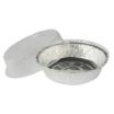 25 Schalen, Alu + Dom-Deckel rund 0,77 l Ø 18,2 cm · 8 cm