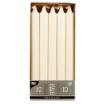10 Kronkerzen Ø 2,2 cm · 24 cm weiss aus 100 % Stearin