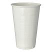 50 Trinkbecher, PP 0,5 l Ø 9,5 cm · 13,7 cm weiss mit Schaumrand
