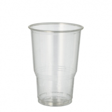 70 Kaltgetränkebecher, PLA pure 0,25 l Ø 7,8 cm · 11 cm glasklar mit Schaumrand