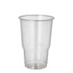 70 Kaltgetränkebecher, PLA pure 0,25 l Ø 7,8 cm · 11 cm glasklar mit Schaumrand