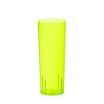 10 Gläser für Longdrinks, PS 0,3 l Ø 5,85 cm · 15,2 cm gelb