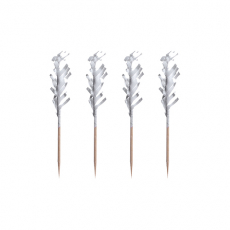 1000 Deko-Picker 6,8 cm weiss Frills