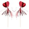 100 Deko-Picker 22 cm rot Amore