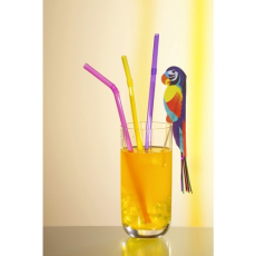 100 Deko-Picker 18 cm Papagei