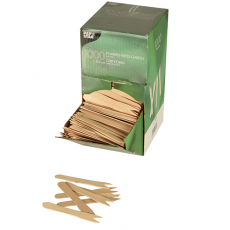 1000 Pommes-Frites-Gabeln, Holz pure 8,5 cm