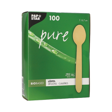 100 Löffel, Holz pure 15,7 cm