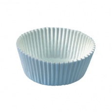 200 Backförmchen Ø 5 cm · 2,5 cm weiss