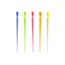 500 Deko-Picker, PS 8 cm farbig sortiert Drop