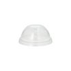 50 Dom-Deckel Hurricane, PET rund Ø 7,8 cm · 3,8 cm glasklar mit Lochung