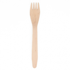 25 Gabeln, Holz pure 16,5 cm