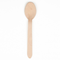 25 Löffel, Holz pure 15,7 cm