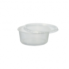 100 Verpackungsbecher, PP rund 200 ml Ø 10,1 cm · 4,3 cm transparent