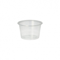 50 Dressingbecher, PP rund 100 ml Ø 7,1 cm · 4,3 cm transparent