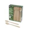 100 Kaffeelöffel, Holz pure 11 cm
