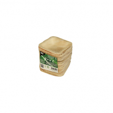 25 Schalen, Palmblatt pure eckig 40 ml 8 cm x 8 cm x 2 cm