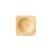 25 Schalen, Palmblatt pure eckig 6 cm x 6 cm x 1,3 cm