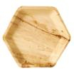 25 Teller, Palmblatt "pure" 6-eckig 23,5 cm x 3 cm