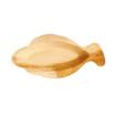 25 Teller, Palmblatt pure 24 cm x 11 cm x 2,5 cm Fisch