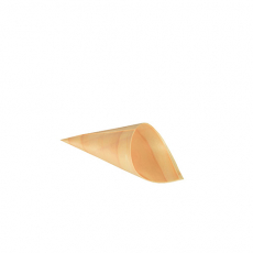 50 Fingerfood - Spitztüten, Holz pure Ø 4,5 cm · 8,5 cm