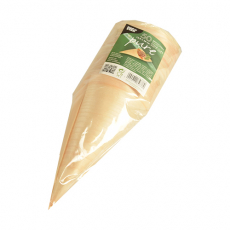 50 Fingerfood - Spitztüten, Holz pure Ø 12,5 cm · 24 cm