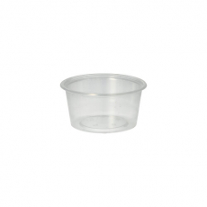 50 Dressingbecher, PP rund 80 ml Ø 7,1 cm · 3,5 cm transparent