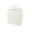 50 Tragetaschen, Papier 25 cm x 26 cm x 17 cm weiss mit Tragegriff