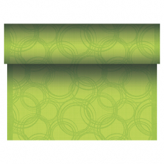 Tischläufer, stoffähnlich, PV-Tissue Mix ROYAL Collection 24 m x 40 cm limonengrün Bubbles