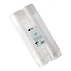 36 Feinkostbecher, PP 240 ml Ø 9,5 cm · 5,6 cm transparent mit Originalitätsverschluss
