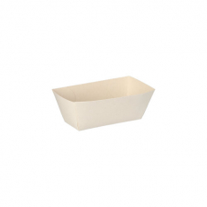 50 Saucentrays, Pappe pure 3,5 cm x 3 cm x 7 cm weiss Good Food