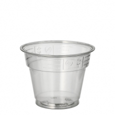 50 Trinkbecher Hurricane, PET 0,28 l Ø 9,5 cm · 7,3 cm glasklar
