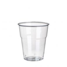 40 Trinkbecher Hurricane, PET 0,2 l Ø 7,8 cm · 9,7 cm glasklar