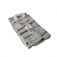 50 Tragetaschen, Papier 36 cm x 22 cm x 10 cm Newsprint mit Tragegriff