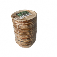 25 Schalen, Palmblatt pure rund 425 ml Ø 15 cm · 6,5 cm