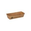 80 Snacktrays, Pappe pure 3 cm x 3,3 cm x 10,5 cm braun 100% Fair